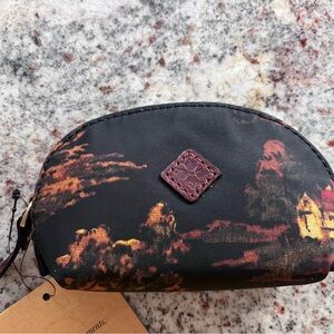 Black and Multicolor Pouch